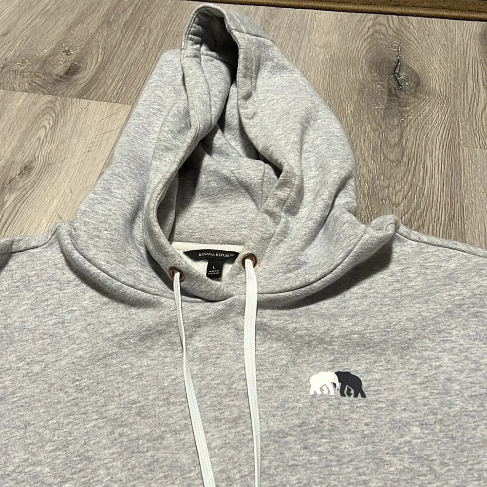 Banana Republic hoodie in grey sz L - Picture 2 of 4